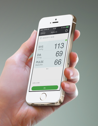 QardioArm's Wireless Blood Pressure Monitor supports HealthKit